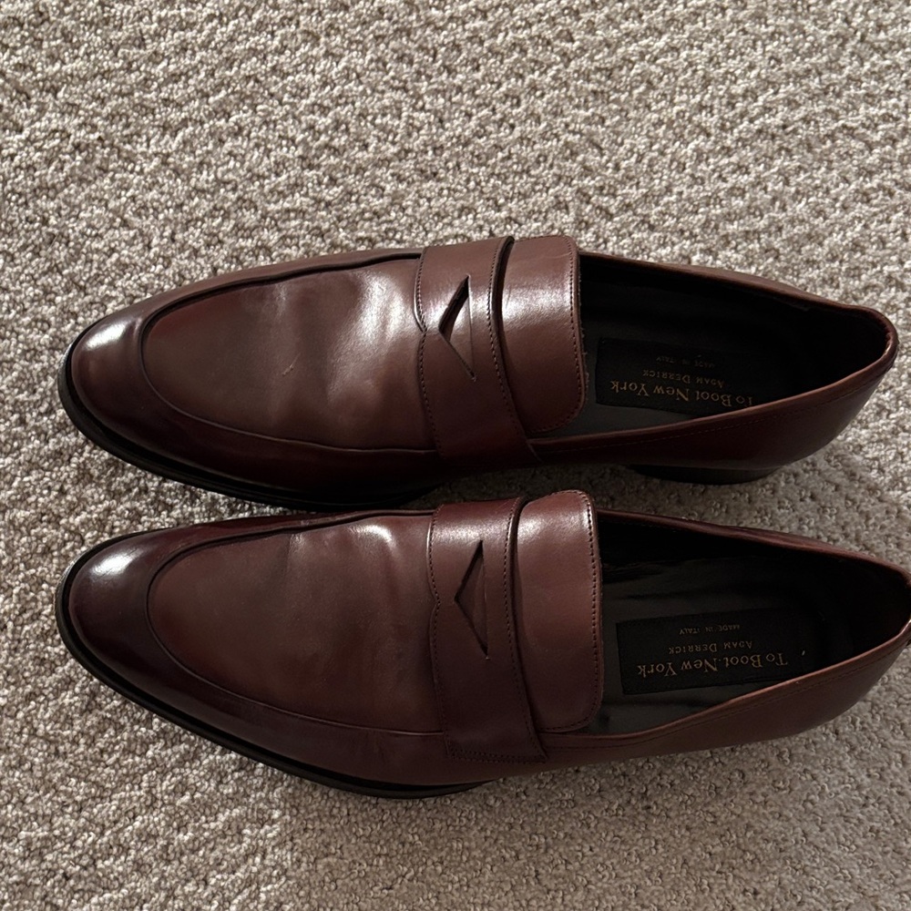 To Boot Dark Brown Leather Loafers